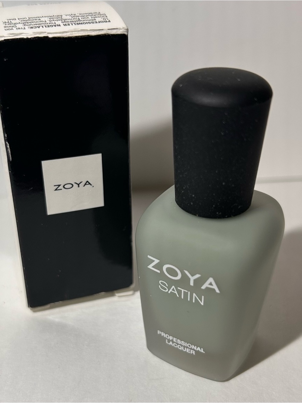 NWOT/NIB Zoya Satin Nail Lacquer - Sage Green. Matte - Picture 3 of 8